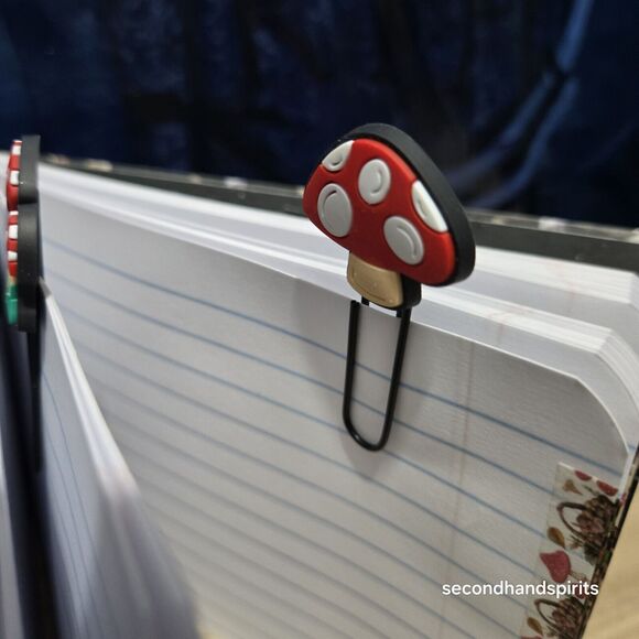 Handmade Notebook Journal Altered Composition Book 7½ x 5 inches Mushrooms - Picture 5 of 10